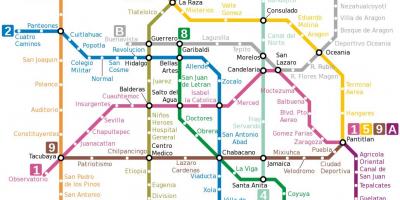 Sxemi və metro Mexikoda
